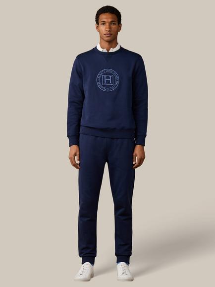 Hackett London Heritage H Logo Crew Neck Cotton Sweatshirt, Old Navy - view 2, Old Navy