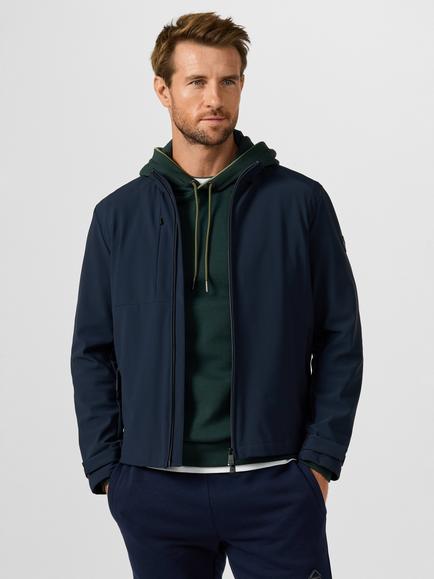 Hackett London Sport Zip Front Jacket, Navy, Navy