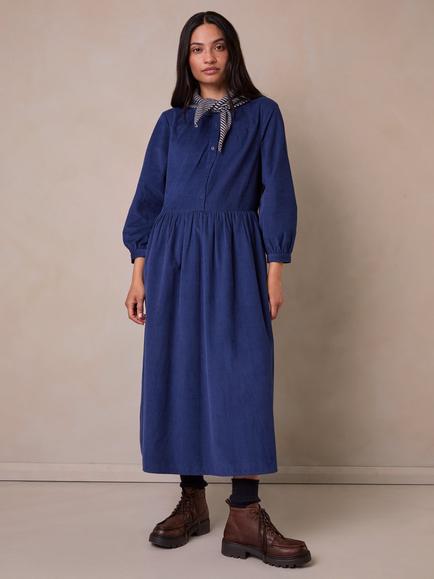 Celtic & Co. Baby Corduroy Midi Dress, Blue, Blue