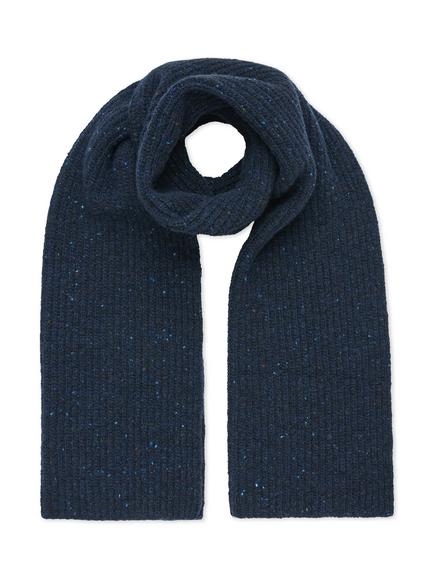 Celtic & Co. Donegal Wool Scarf, Dark Navy - view 2, Dark Navy