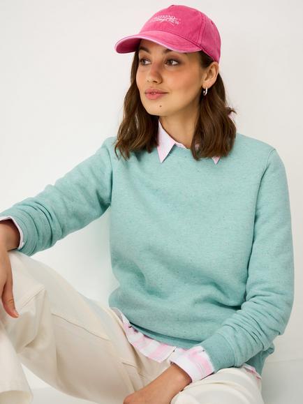 Crew Clothing Nepp Crew Neck Sweatshirt, Ocean Blue