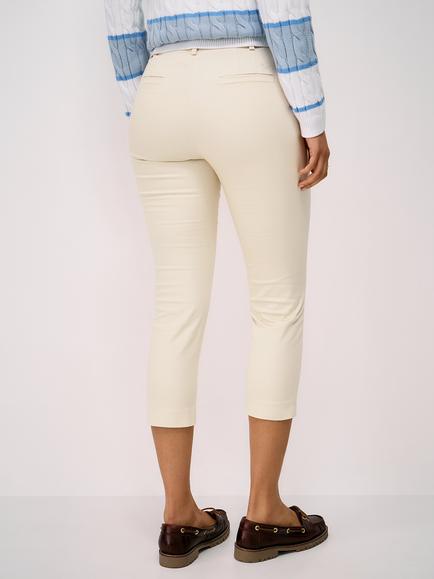 Crew Clothing Smart Cropped Chino Trousers - view 2, Sand