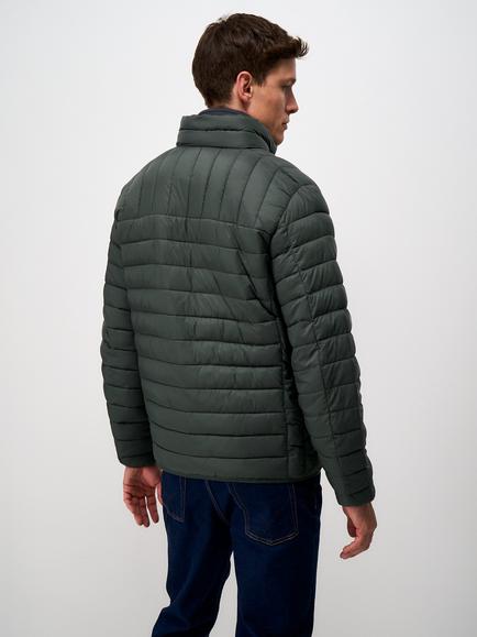 Crew Clothing Lowther Padded Zip Jacket, Dark Green - view 2, Dark Green