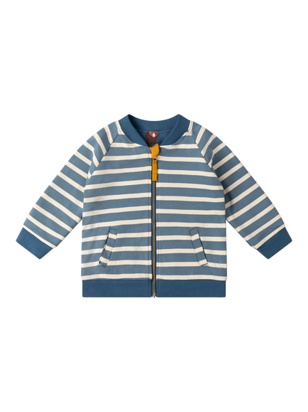 Little Green Radicals Kids' Bears Rider Jacket, Blue - view 2, Blue