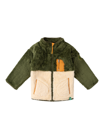 Little Green Radicals Kids' Chive Fleece Jacket, Green, Green