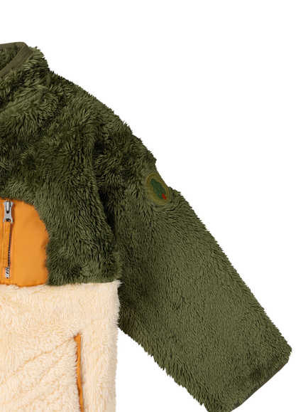 Little Green Radicals Kids' Chive Fleece Jacket, Green - view 2, Green