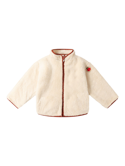 Little Green Radicals Kids' Fleece Jacket, Cream, Cream