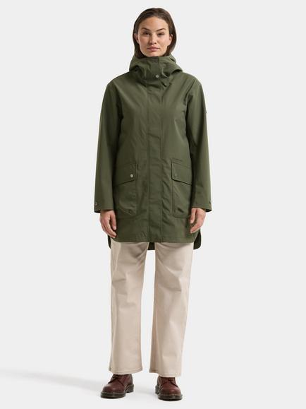 Didriksons Gwen Waterproof Parka, Deep Green - view 2, Deep Green