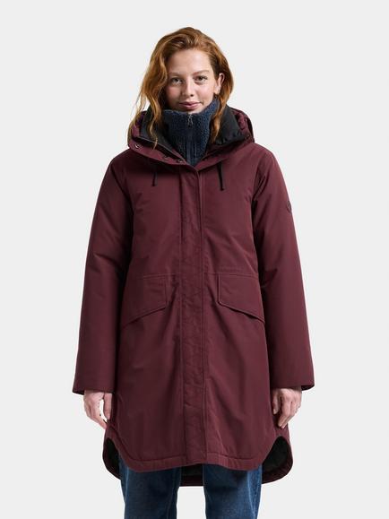 Didriksons Lilian Water and Windproof Parka Jacket, Old Rust