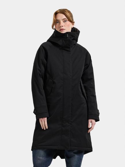 Didriksons Luna Wind and Waterproof Parka Jacket, Black