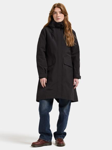 Didriksons Nea 3-in-1 Wind and Waterproof Parka Jacket - view 2, Black