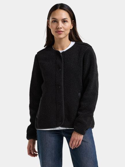 Didriksons Selma Pile Jacket, Black