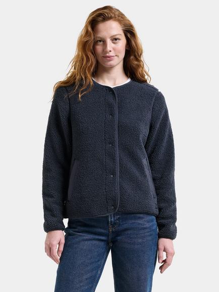 Didriksons Selma Pile Jacket, Sleepy Blue