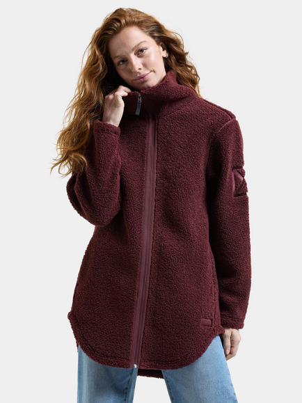 Didriksons Umi Pile Fleece Jacket, Old Rust