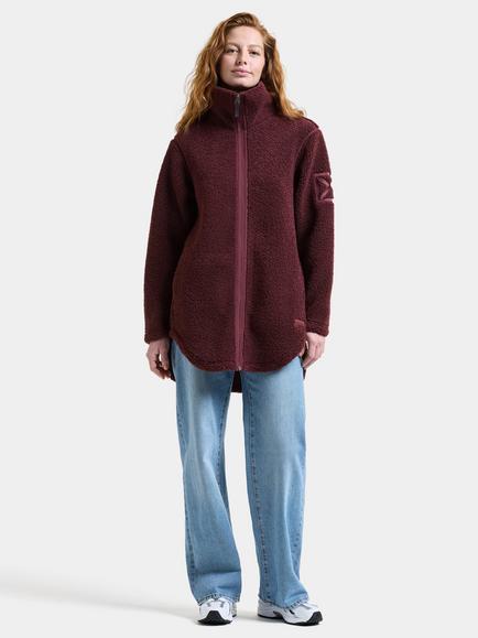 Didriksons Umi Full-Zip Pile Fleece Jacket - view 2, Old Rust