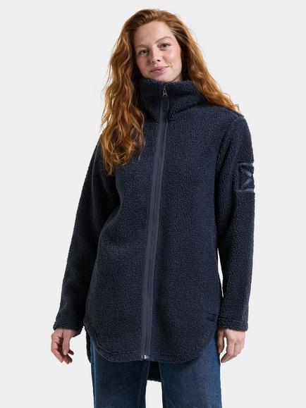Didriksons Umi I Full-Zip Pile Jacket, Sleepy Blue