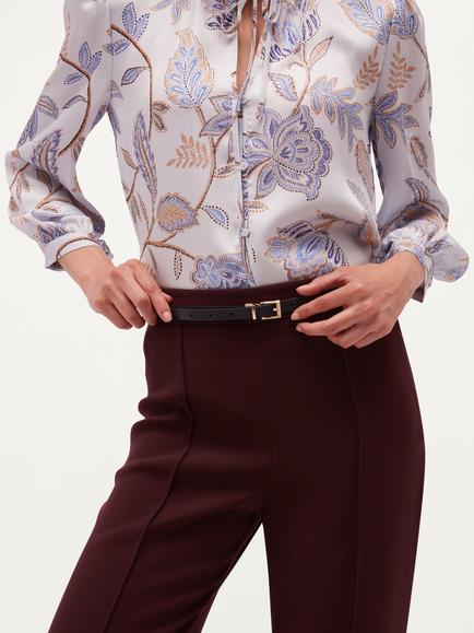 Hobbs Pauline Skinny Belt, Purple - view 2, Purple