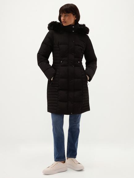 Hobbs Jayde Hooded Puffer Jacket, Black, Black
