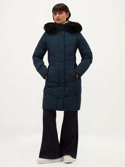 Hobbs Jaymie Hooded Puffer Jacket, Blue, Blue
