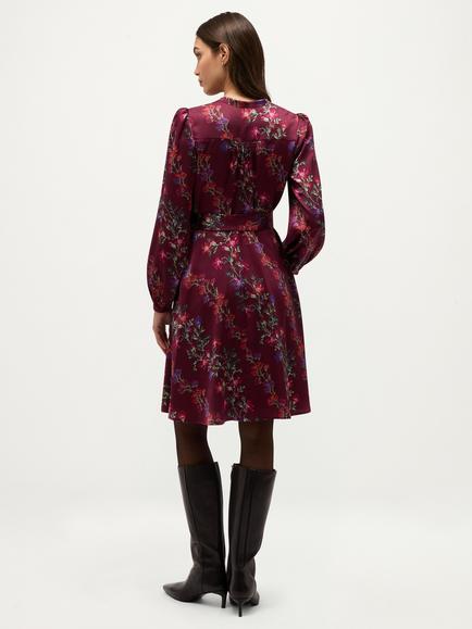 Hobbs Fatima Dress, Purple - view 2, Purple
