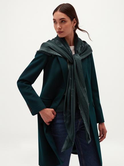 Hobbs Mora Chain Print Scarf, Green - view 2, Green