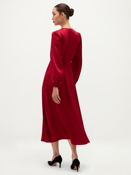 Hobbs Rosabella Dress, Red - view 2, Red