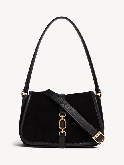 Hobbs Wren Leather Crossbody Bag, Black, Black