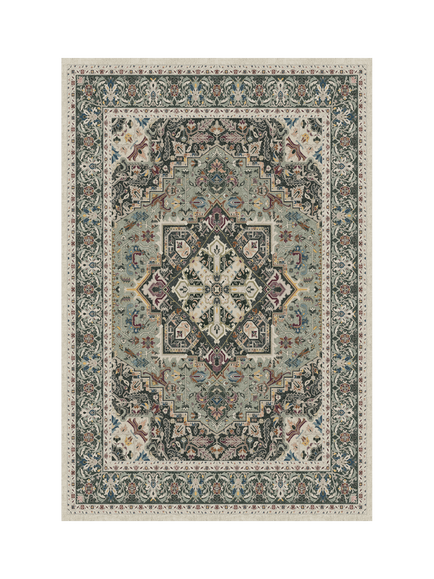 Ruggable Hendesi Heriz Rug, Sage