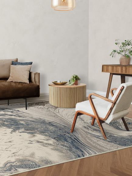 Ruggable Malaspina Rug - view 2, Dusk Blue