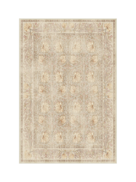 Ruggable x Morris & Co. Pimpernel Rug, Vintage Blush