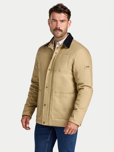 Raging Bull Wadded Canvas Jacket, Toast, Toast