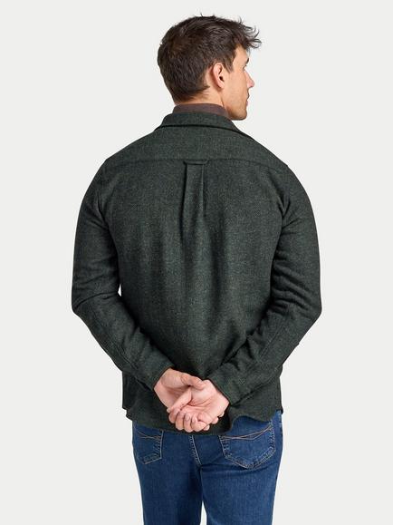 Raging Bull Herringbone Heavy Overshirt, Khaki - view 2, Khaki
