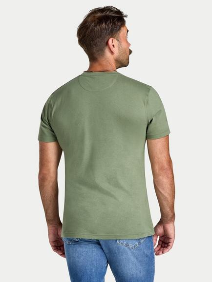 Raging Bull Cotton Graphic Crew Neck T-Shirt, Olive/Multi - view 2, Olive/Multi
