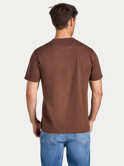 Raging Bull Cotton Bull Graphic Crew Neck T-Shirt, Chocolate - view 2, Chocolate