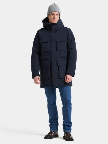 Didriksons Aiden USX Parka - view 2, Dark Night Blue