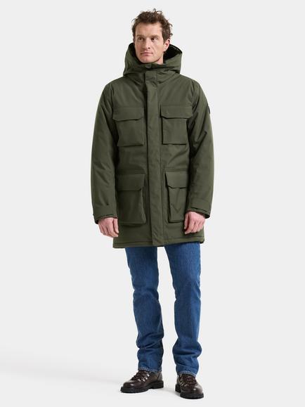 Didriksons Aiden USX Parka - view 2, Deep Green