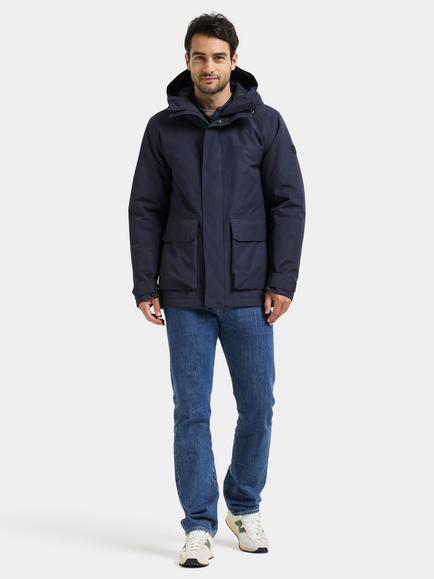 Didriksons Liam Waterproof & Windproof Padded Jacket - view 2, Dark Night Blue