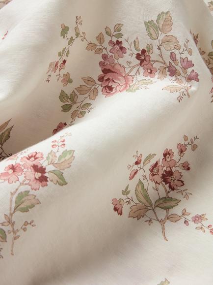 Piglet in Bed Heirloom Rose Linen Blend Bedding, Dusty Pink - view 2, Dusty Pink