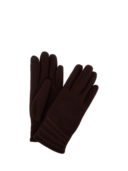 totes Isotoner Women's Thermal Smartouch Gloves, Brown