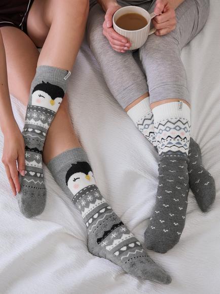 totes Women's Original Slipper Socks, Pack of 2, Multi - view 2, Multi