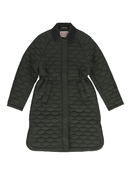 Hunter Somerset Quilted Overcoat, Green