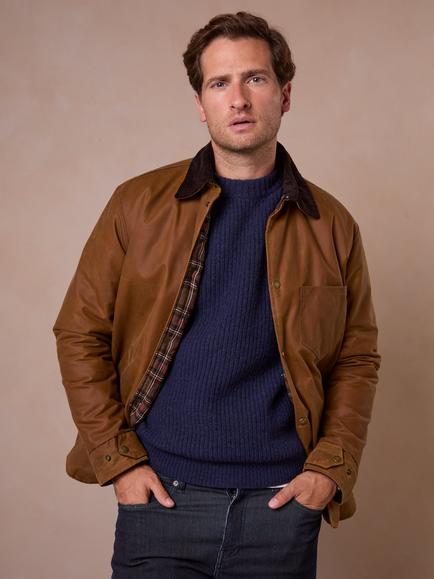 Celtic & Co. Waxed Overshirt, Sandstone, Sandstone