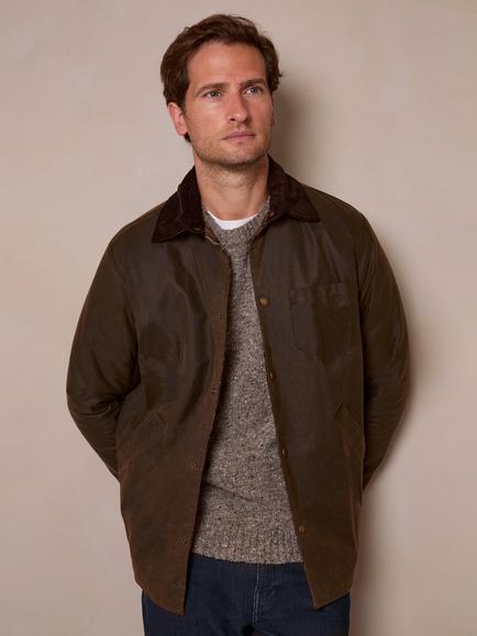 Celtic & Co. Waxed Overshirt, Peat, Peat