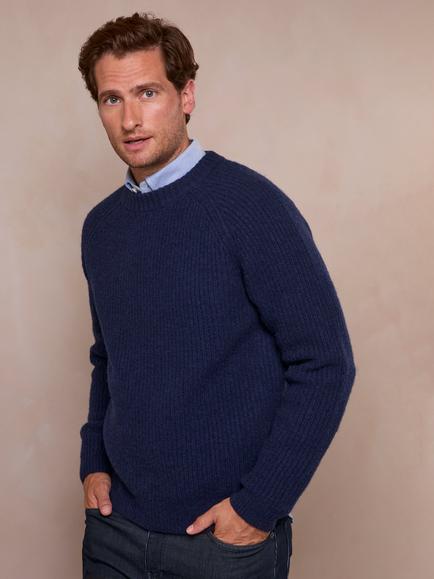 Celtic & Co. Fishermans Jumper, Navy