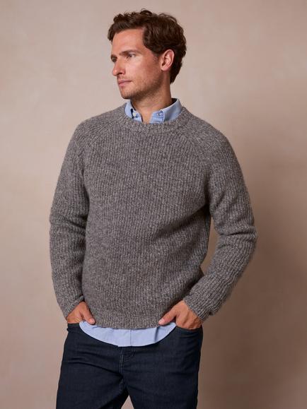Celtic & Co. Fishermans Jumper, Pepper, Pepper