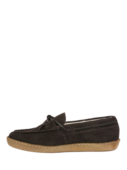 Sebago Colton Suede Moccasins, Dark Brown - view 2, Dark Brown