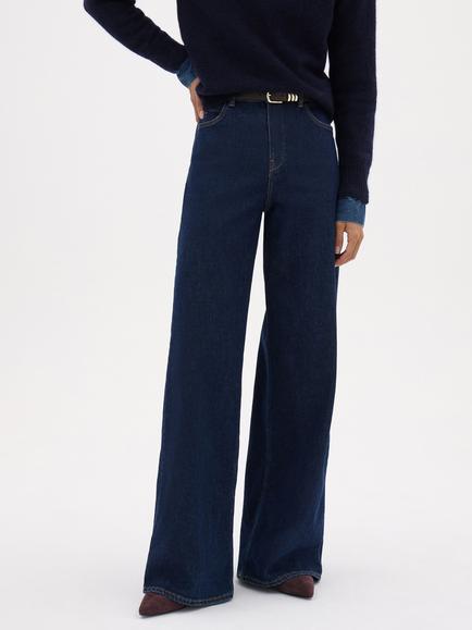 HUSH Nessa Wide Leg Jeans - view 2, Indigo Blue