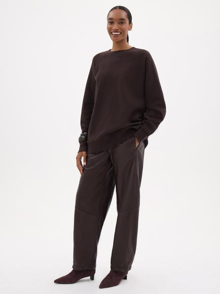 HUSH Quinn 2.0 Washed Sweatshirt - view 2, Dark Brown