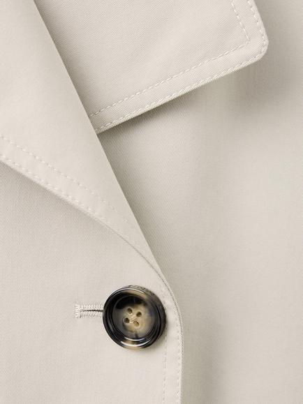 Mango Double-Breasted Tailored Trench Coat - view 2, Stone