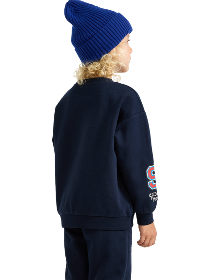 Lindex Kids' Spider-Man Sweatshirt, Navy - view 2, Navy